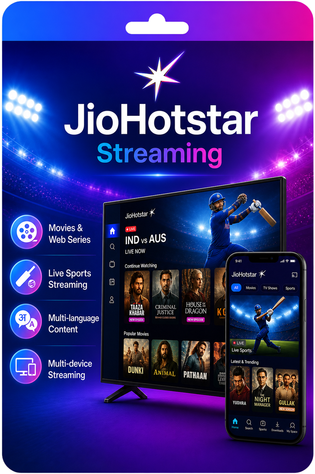 Jio Hotstar 1080p Plan